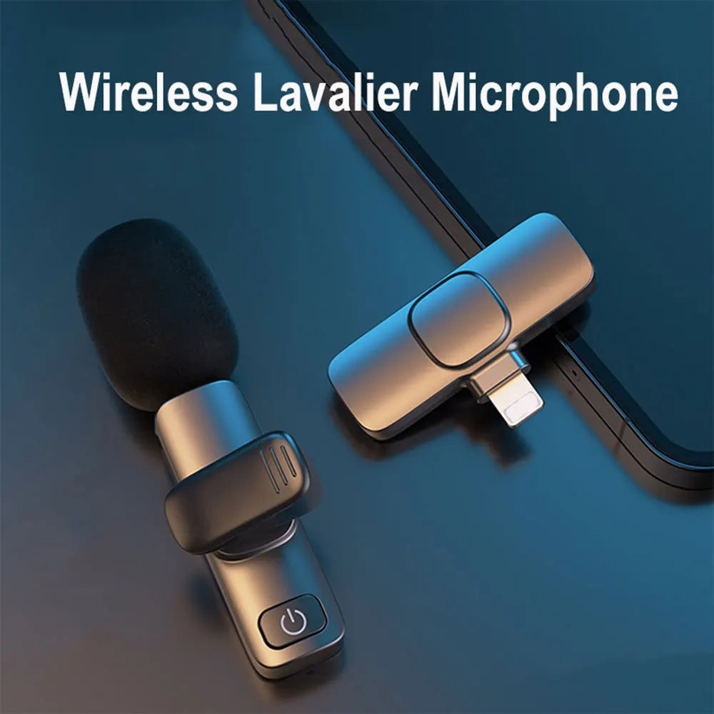Bluetooth Lavalier Wireless Microphone Filming Pack