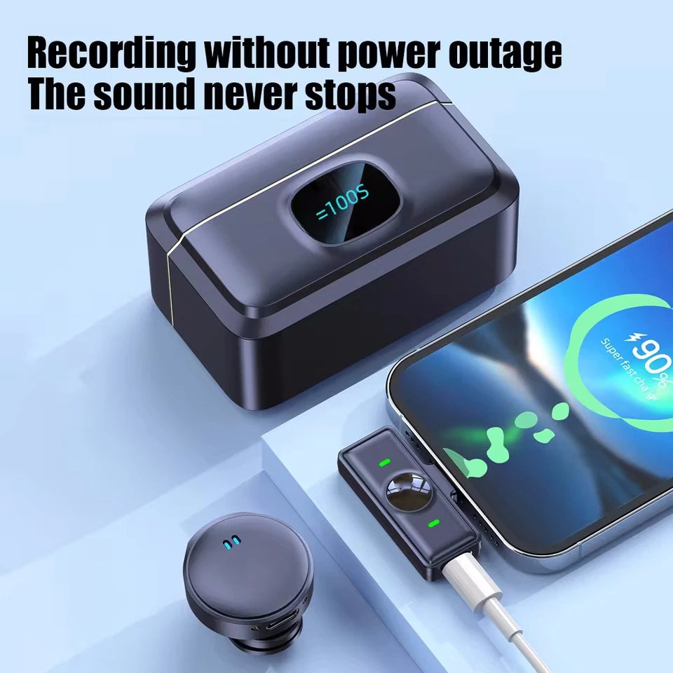 Lapel Lavalier Professional Dual Wireless Microphone
