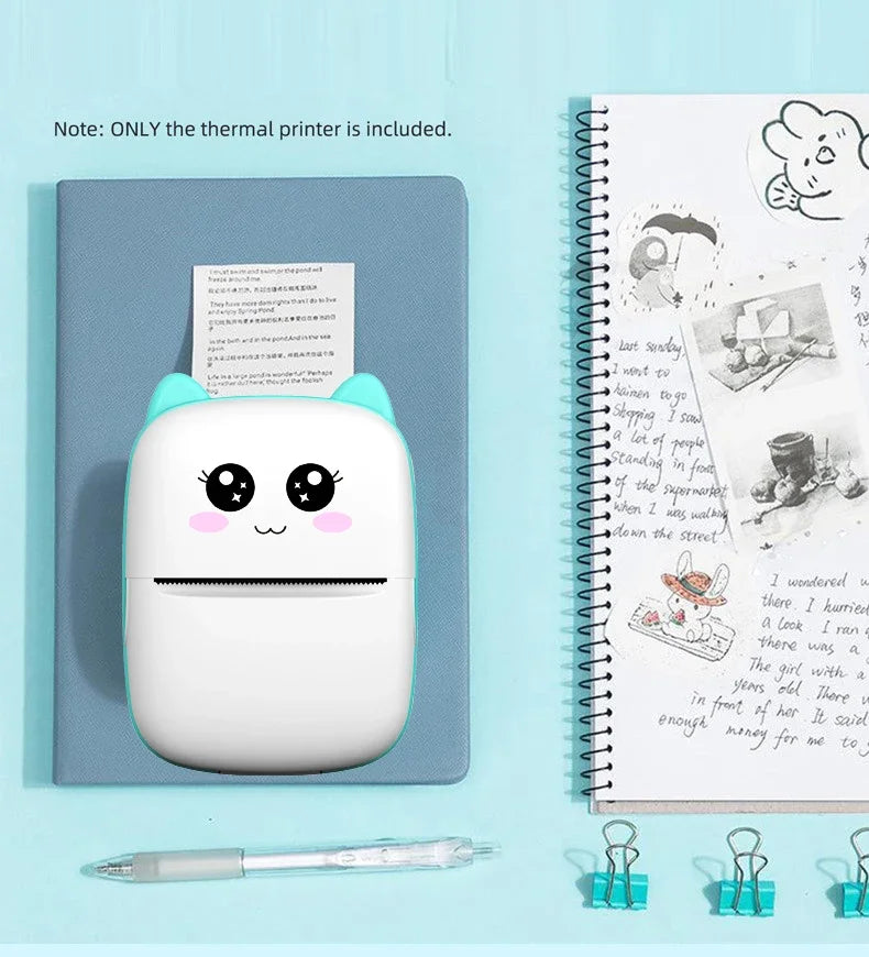 Portable Mini Printer - with printing paper