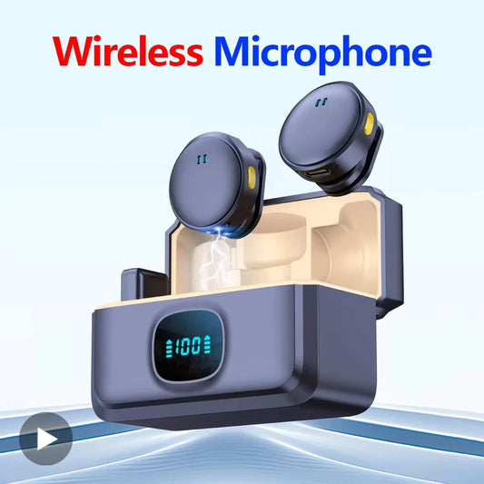 Lapel Lavalier Professional Dual Wireless Microphone