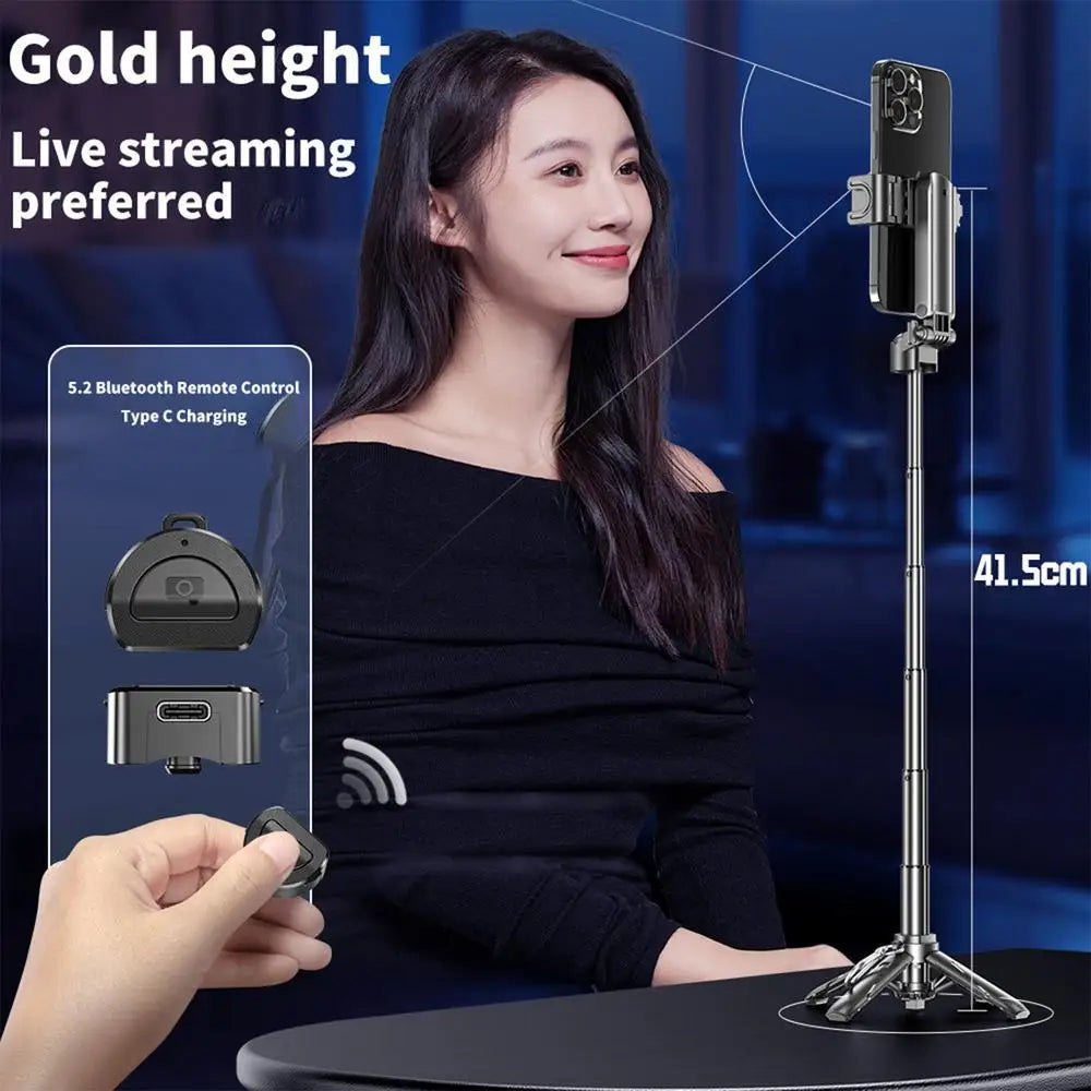 Portable Compact Phone Tripod Selfie Pocket Tripod 360 Degree Rotation