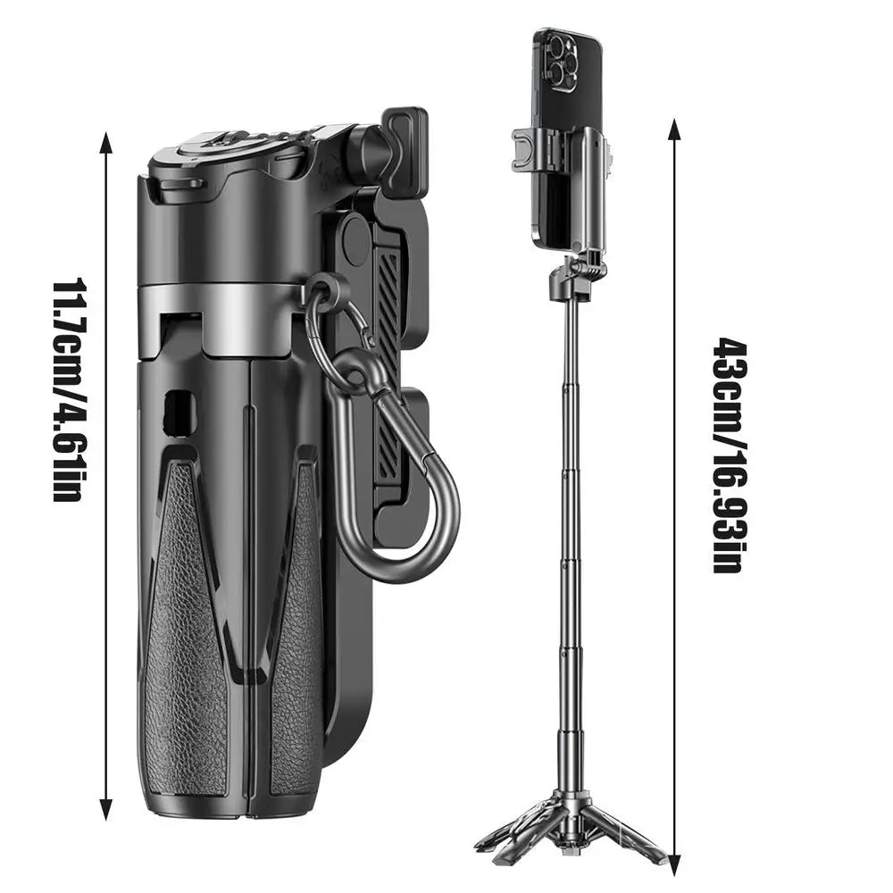Portable Compact Phone Tripod Selfie Pocket Tripod 360 Degree Rotation