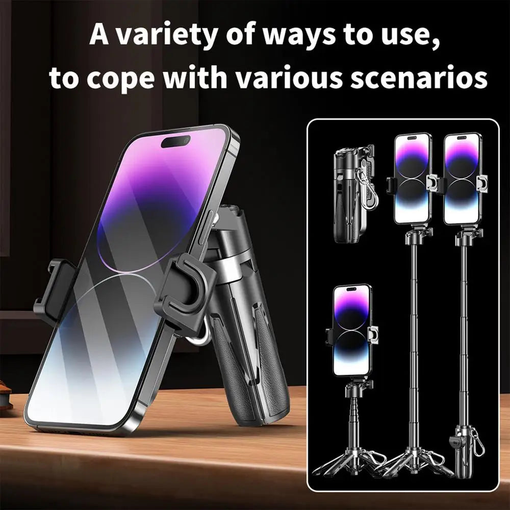 Portable Compact Phone Tripod Selfie Pocket Tripod 360 Degree Rotation