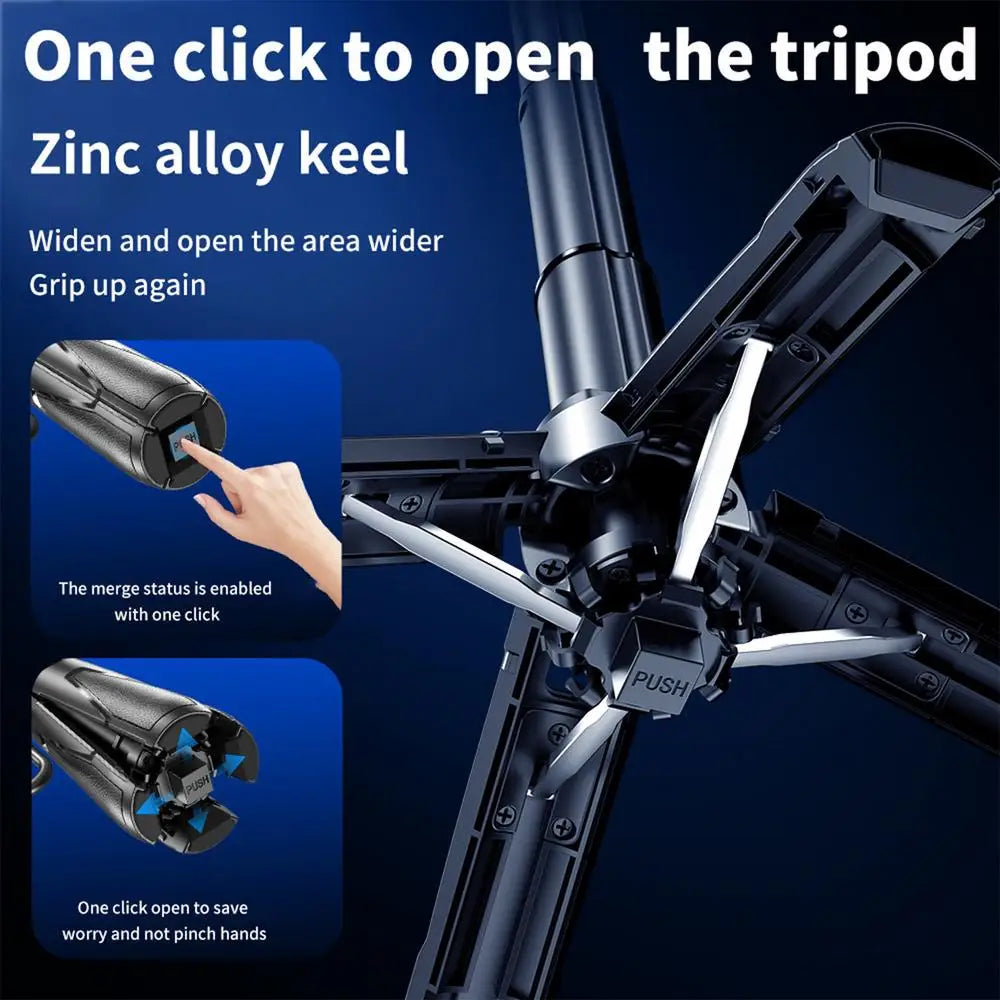 Portable Compact Phone Tripod Selfie Pocket Tripod 360 Degree Rotation