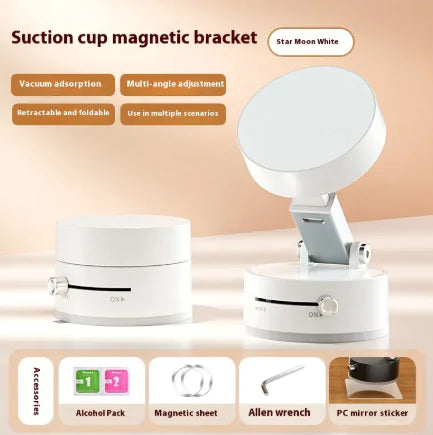 Vacuum Magnetic Car Phone Holder